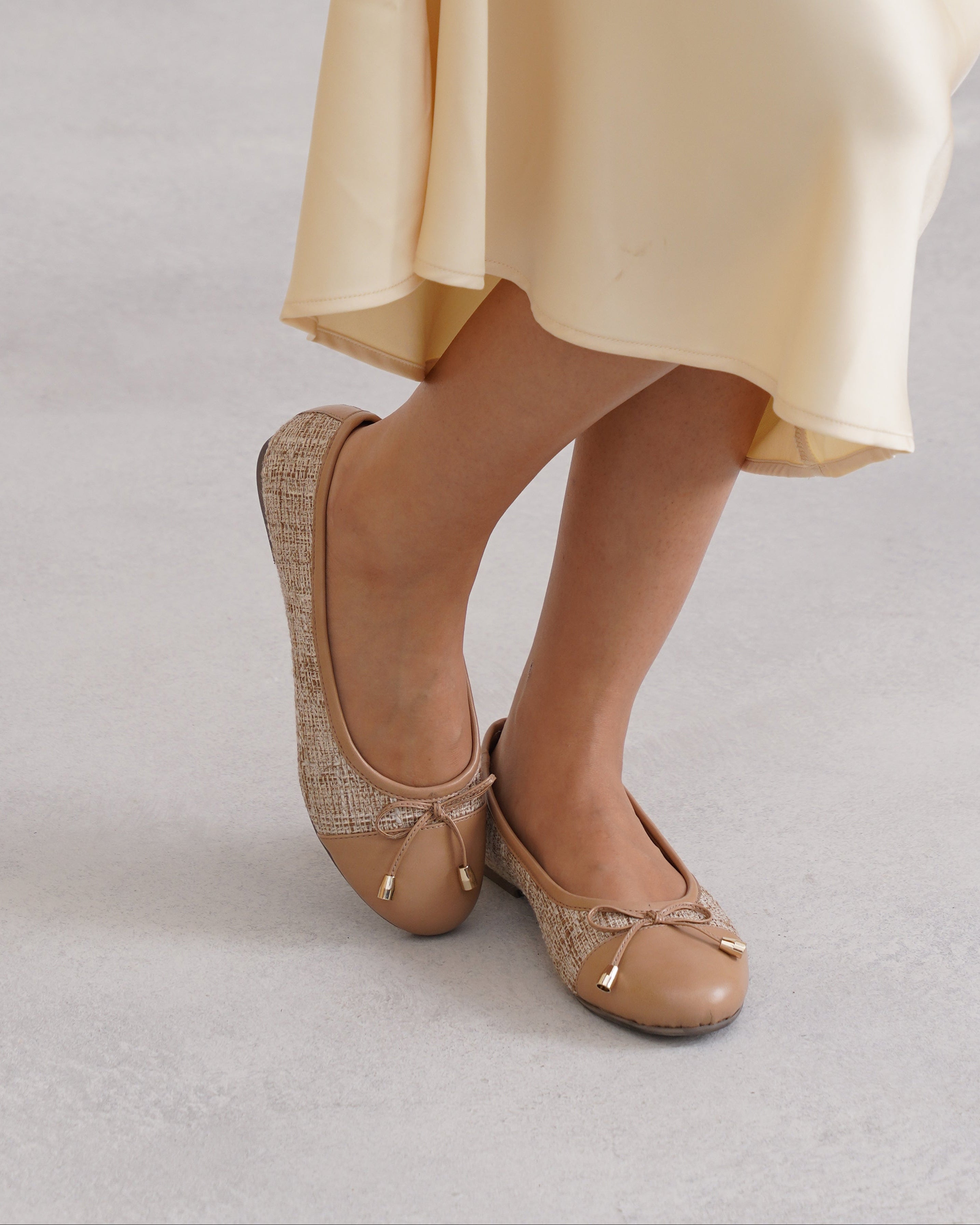 Sophie Ballerinas Tan