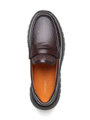 Carlo Leather Comfort  Slip-on Shoes Brown