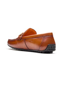 Piero Leather Loafers Slip-on Shoes Black