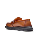 Benuto Leather Formal Slip-on Shoes Tan