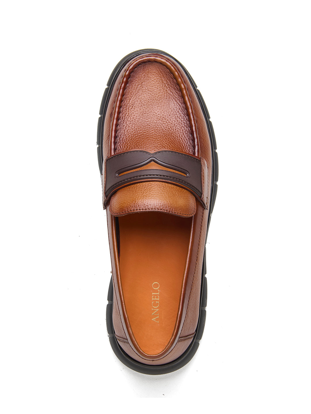 Benuto Leather Formal Slip-on Shoes Tan
