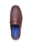 Antonio Leather Comfort Slip-on Shoes Bordo