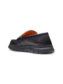 Benuto Leather Formal Slip-on Shoes Black