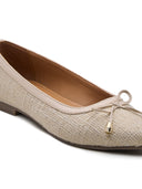 Michael Angelo's Elise Ballerinas For Women (Cream)
