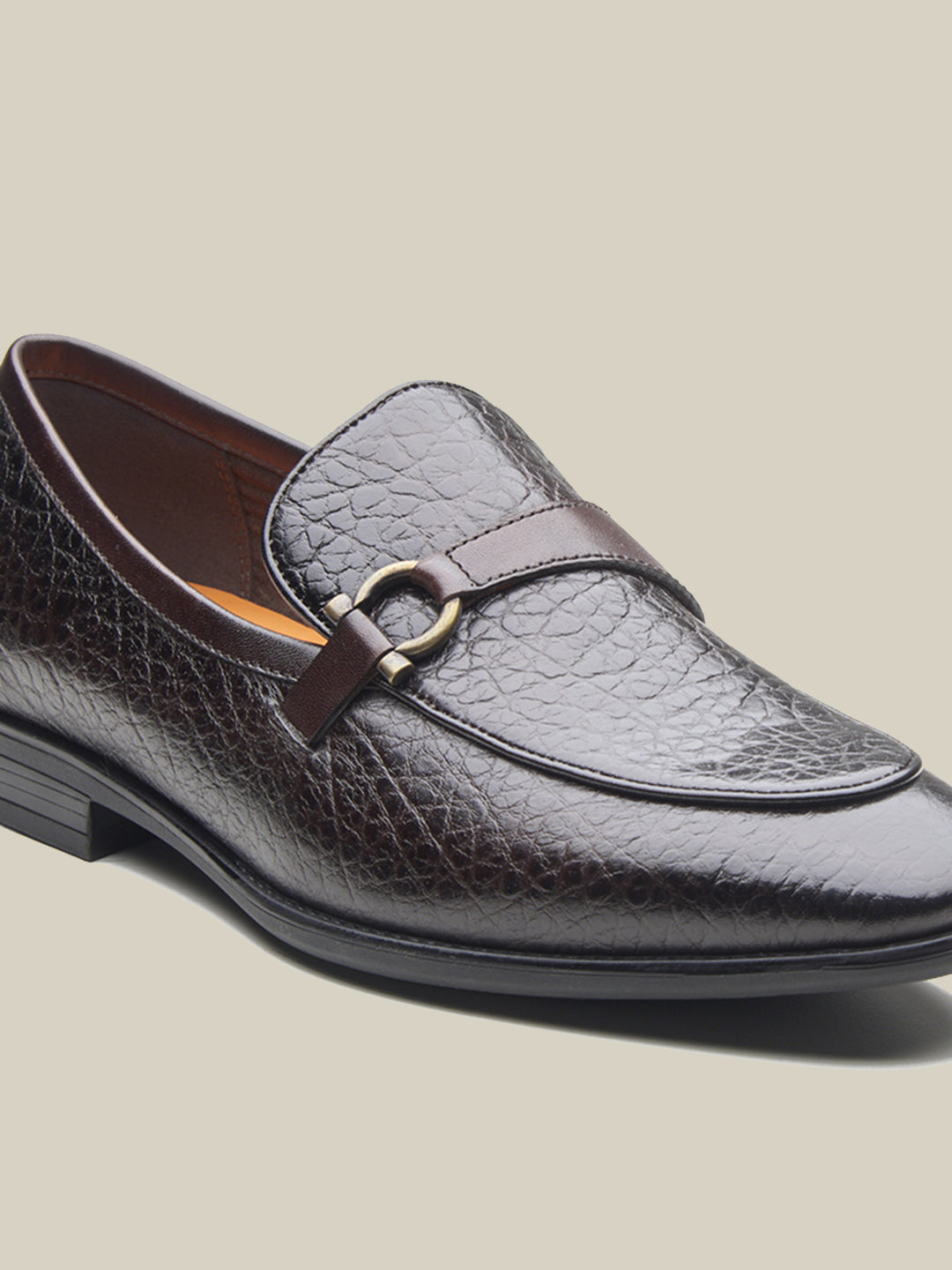 Nunzio Leather Formal Shoes Brown