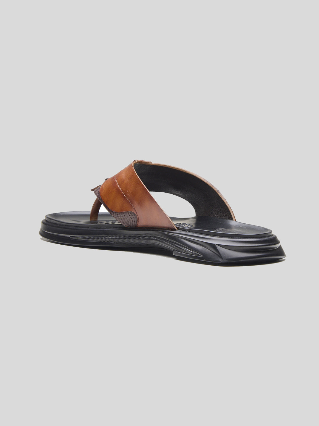 FAZIO Men's Premium Leather Sandals Tan