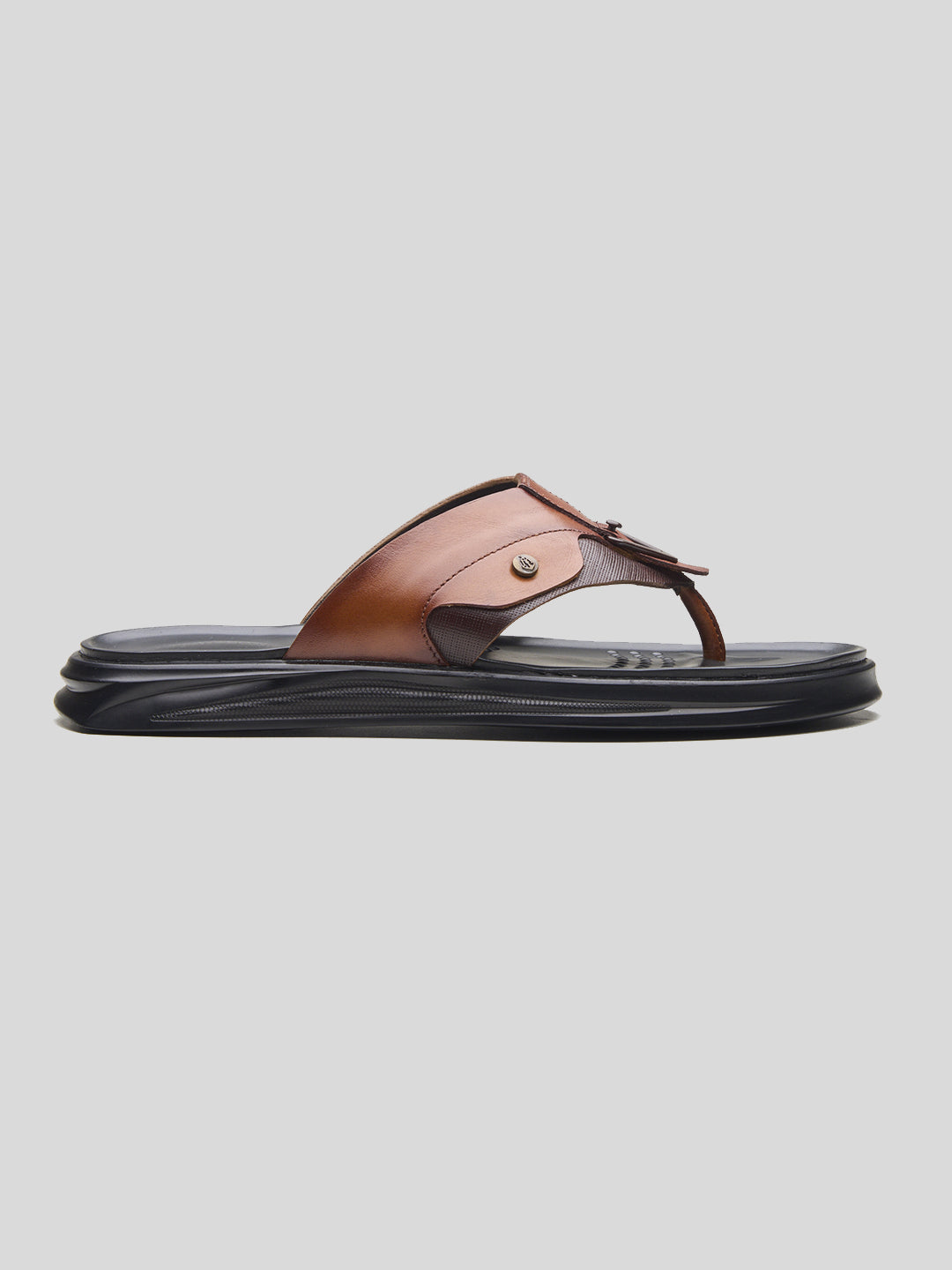 FAZIO Men's Premium Leather Sandals Tan