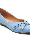 Michael Angelo's Denime Ballerinas For Women (Blue)