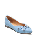 Michael Angelo's Denime Ballerinas For Women (Blue)