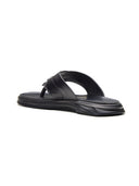 Michael Angelo's FAZIO Men's Premium Leather Sandals Black