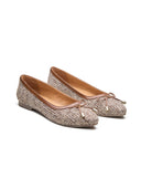 Michael Angelo's Elise Ballerinas For Women (Brown)