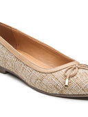 Michael Angelo's Elise Ballerinas For Women (Tan)