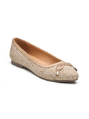 Michael Angelo's Elise Ballerinas For Women (Tan)