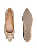 Michael Angelo's Elise Ballerinas For Women (Tan)