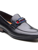 Karlo Leather Formals Shoes Black