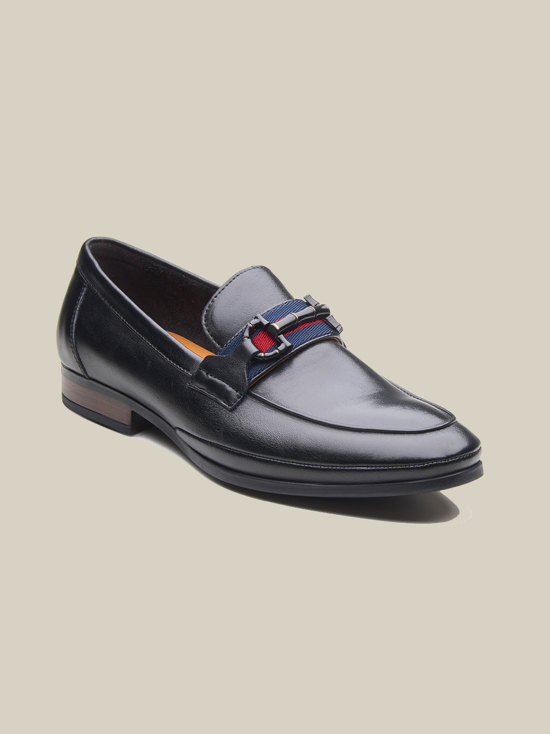 Karlo Leather Formals Shoes Black