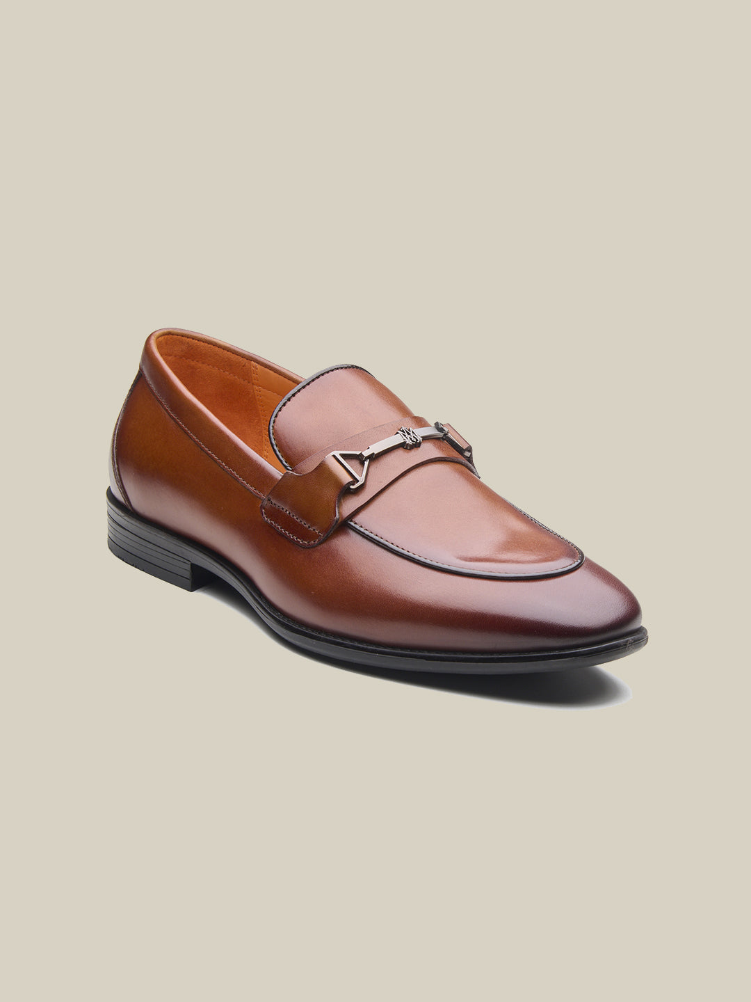 Nerio Leather Formals Shoes Tan