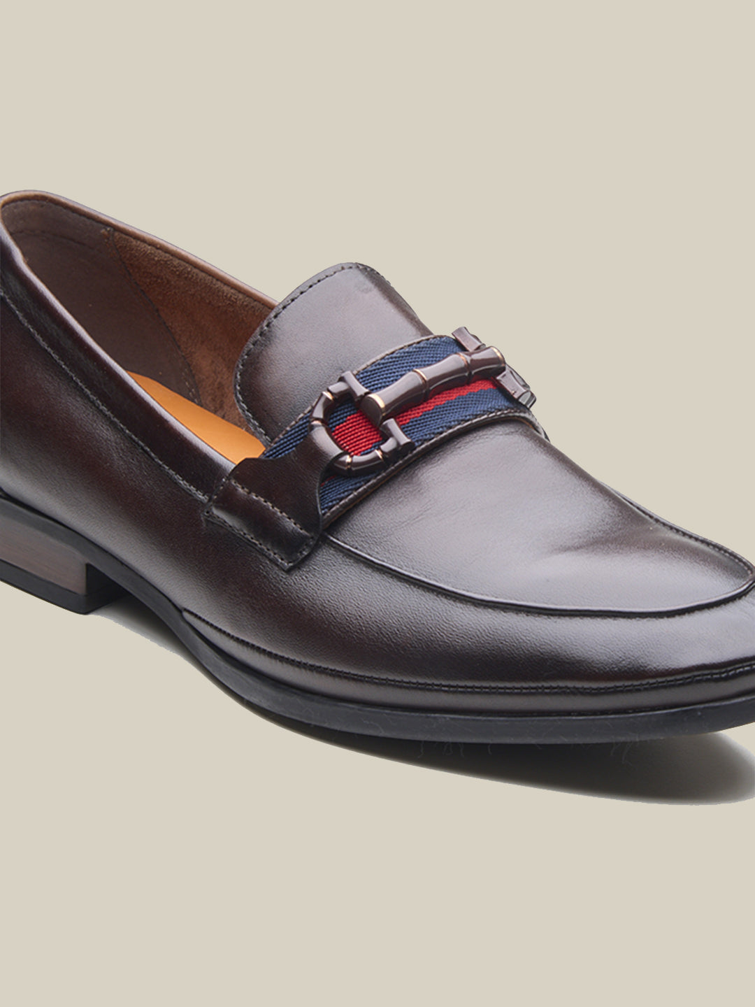 Karlo Leather Formals Shoes Brown