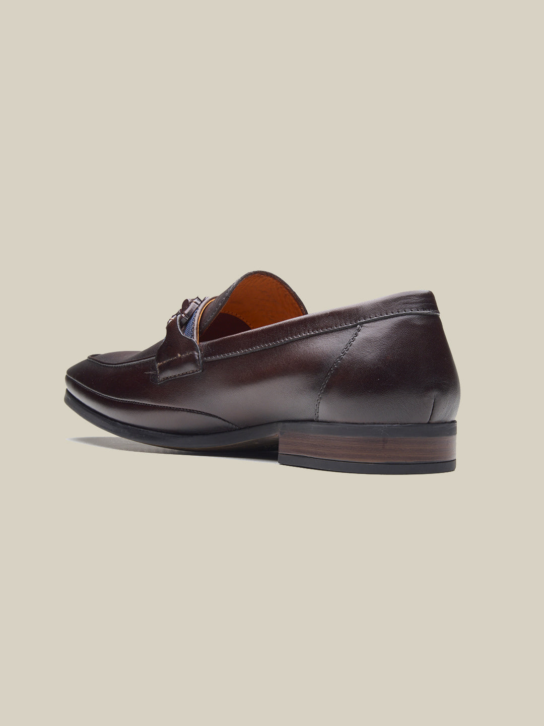 Karlo Leather Formals Shoes Brown