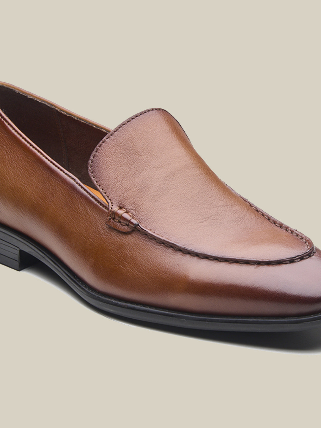Natale Leather Formals Shoes Tan