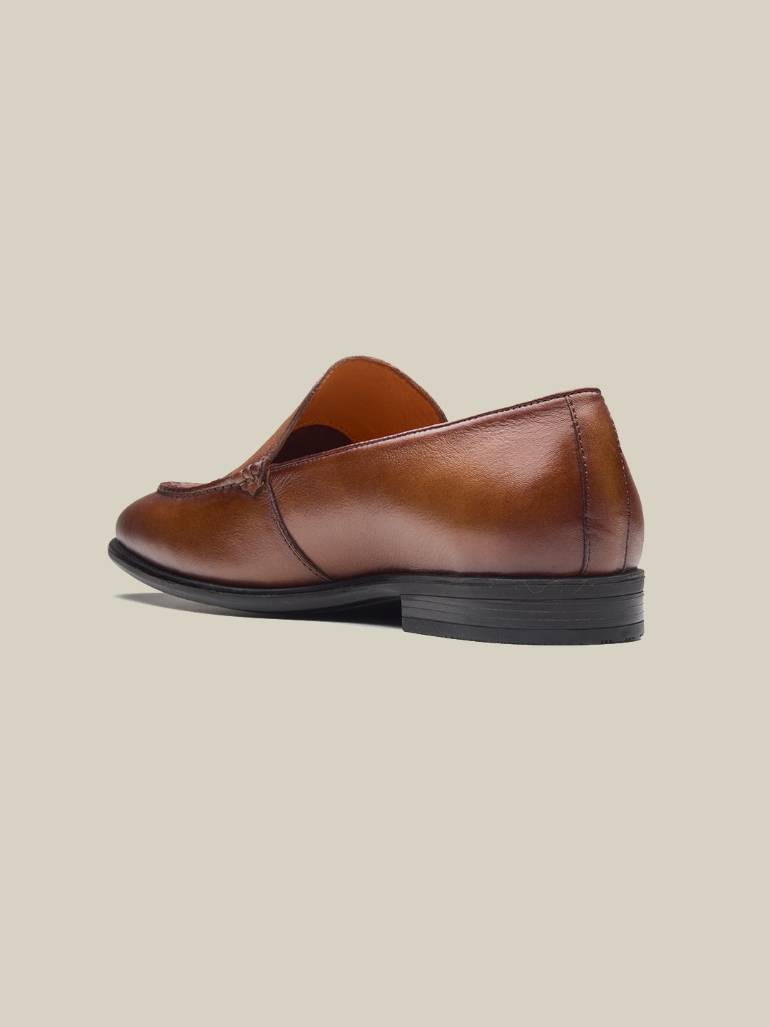 Natale Leather Formals Shoes Tan