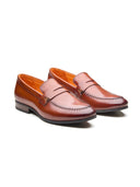 Klaus Leather Formal Slip-on Shoes  Tan
