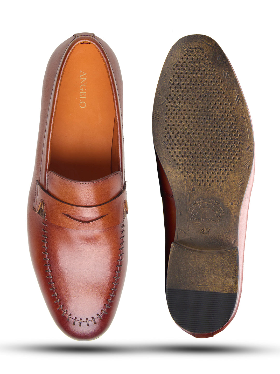 Klaus Leather Formal Slip-on Shoes  Tan