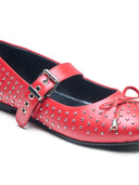 Michael Angelo's Charme Mary Janes For Women (Red)