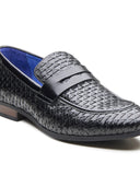 Klemen Leather Formal Slip-on Shoes black