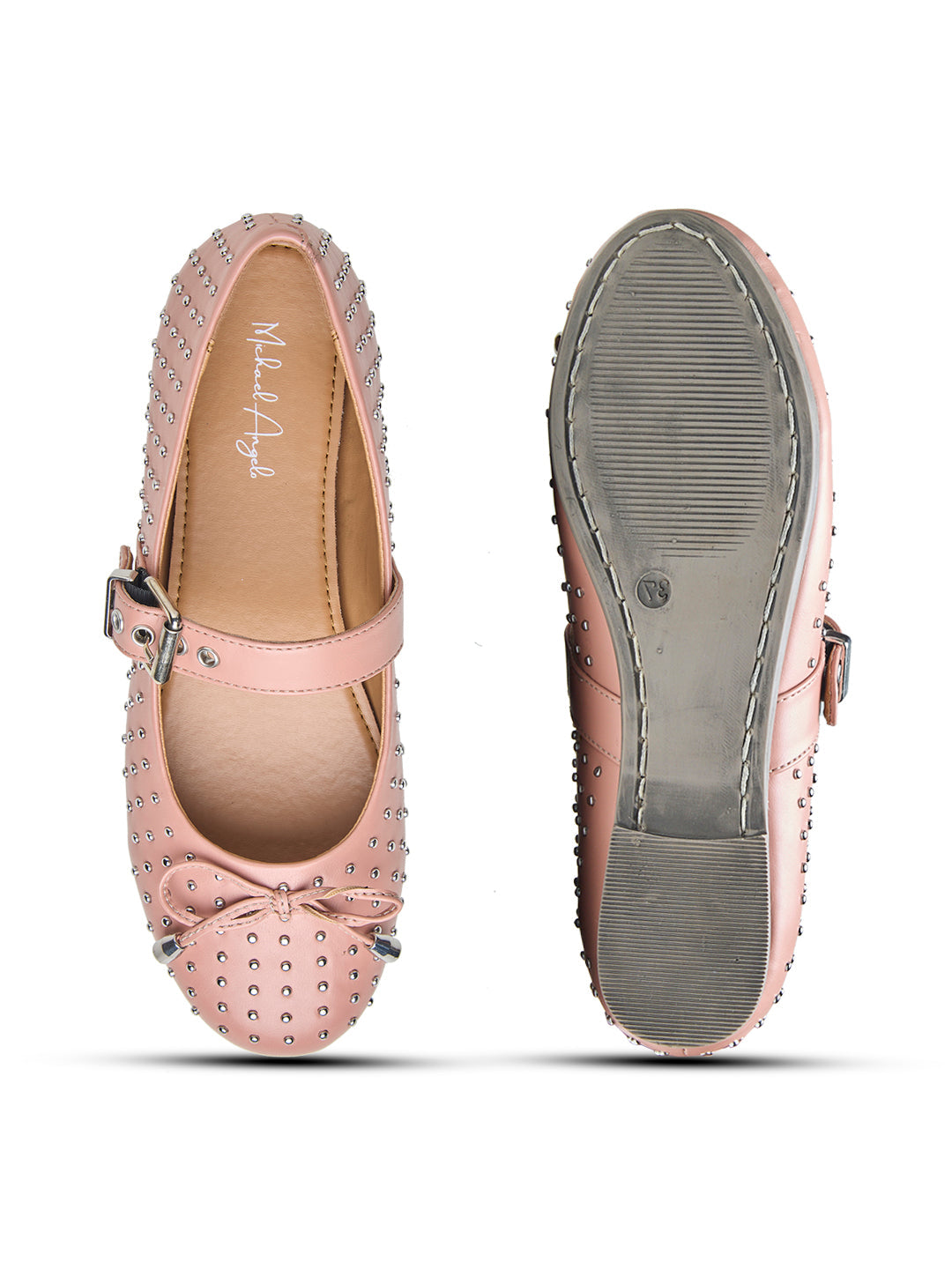 Charme Mary Janes Peach