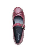 Michael Angelo's Charme Mary Janes For Women (Wine)