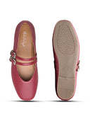 Michael Angelo's Camille Mary Janes For Women (Wine)