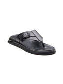 Michael Angelo FIORE Men's Premium Leather Sandals Black