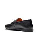 Filippo  Leather Formal Slip-on Shoes Black
