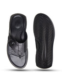 Michael Angelo FIORE Men's Premium Leather Sandals Black