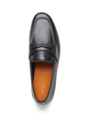 Filippo  Leather Formal Slip-on Shoes Black
