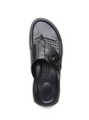 Michael Angelo FIORE Men's Premium Leather Sandals Black