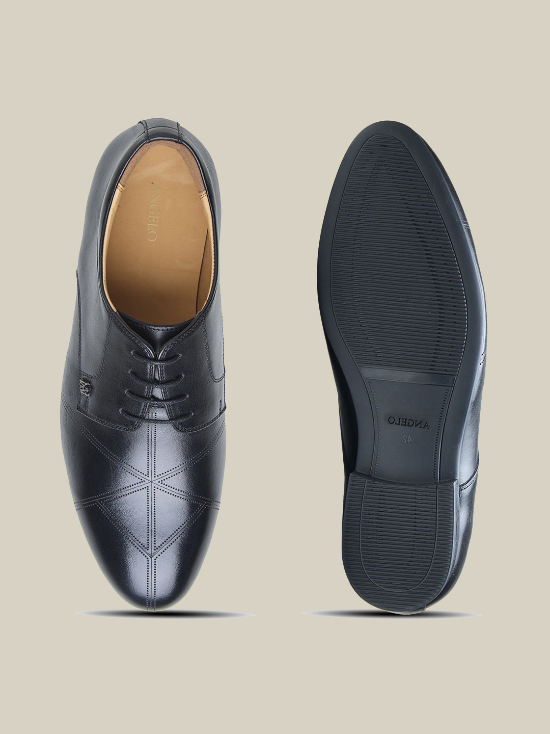 Lorenzo Leather Formal Lace Up Shoes Black