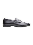 Filippo  Leather Formal Slip-on Shoes Black