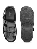 Saluzzo Sandals Black