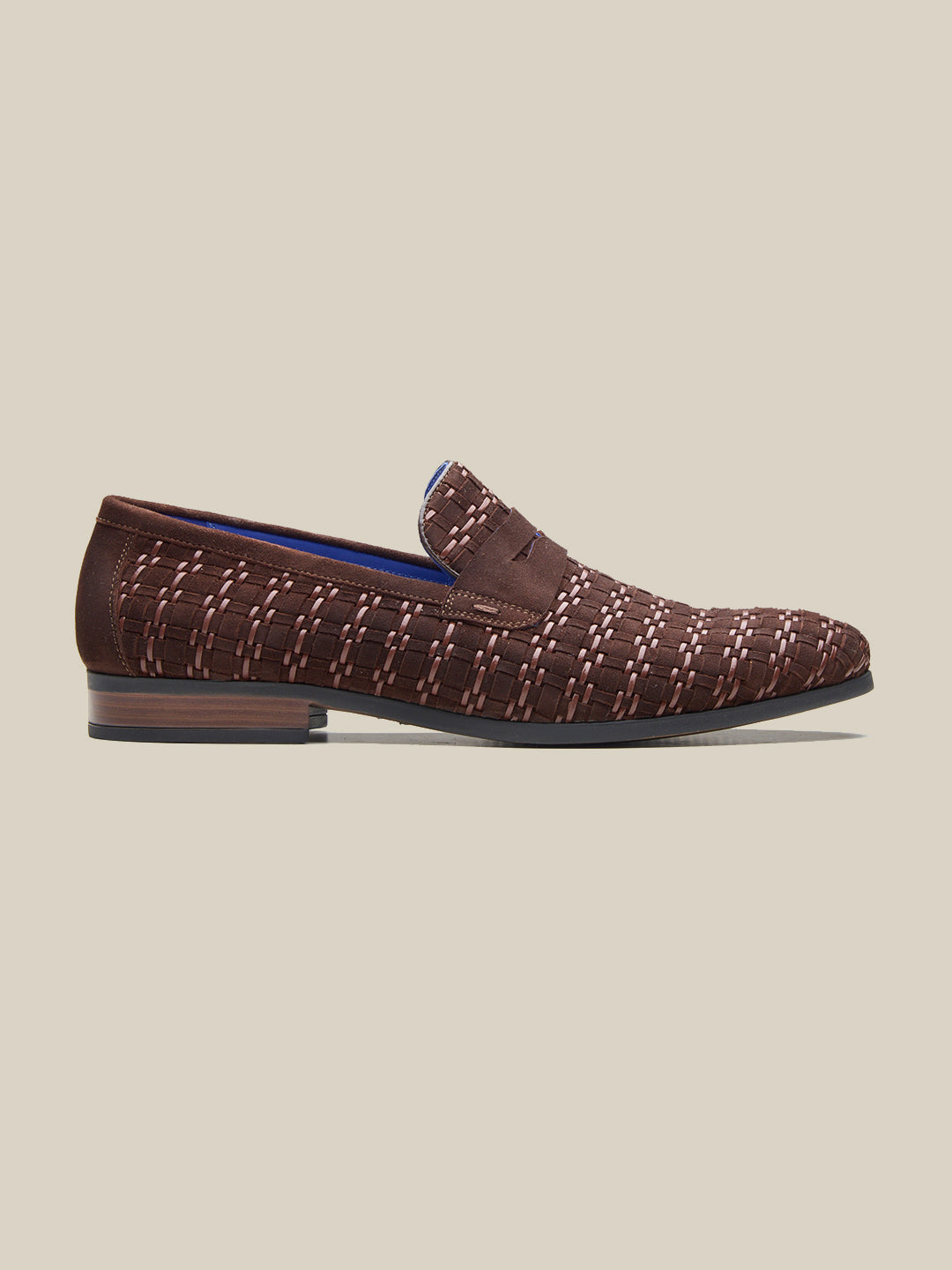 Kallisto Leather Ethnic Slip Ons Shoes Brown