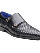 Ezio Leather Formal Slip-on Shoes black