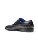 Ezio Leather Formal Slip-on Shoes black