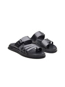 Michael Angelo FRANZ Premium Leather  Sandals For Men's black