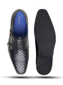 Ezio Leather Formal Slip-on Shoes black