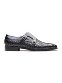 Ezio Leather Formal Slip-on Shoes black