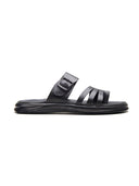 Michael Angelo FRANZ Premium Leather  Sandals For Men's black