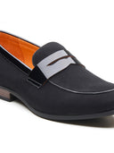 Kyros Leather Formal Slip-on Shoes  Black