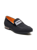 Kyros Leather Formal Slip-on Shoes  Black