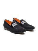 Kyros Leather Formal Slip-on Shoes  Black